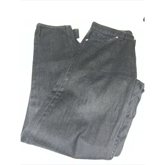 Theory Mens Dark Blue Coated Straight Leg Jeans Size 30 - Picture 1 of 7